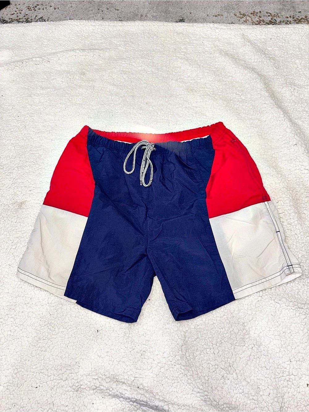 Merona Color Block Swim Trunks Size Small